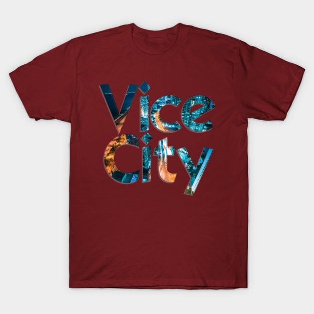 Vice City T-Shirt by afternoontees